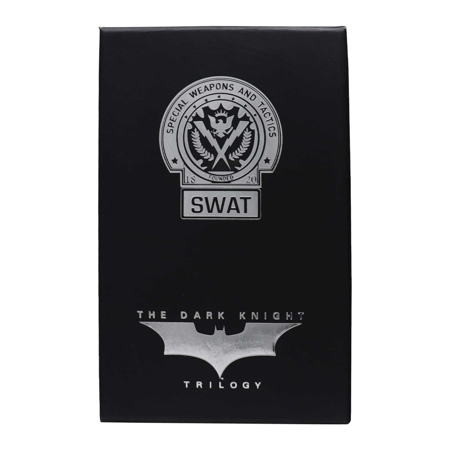 DC The Dark Knight Trilogy Replica Gotham City SWAT Badge Packaging 