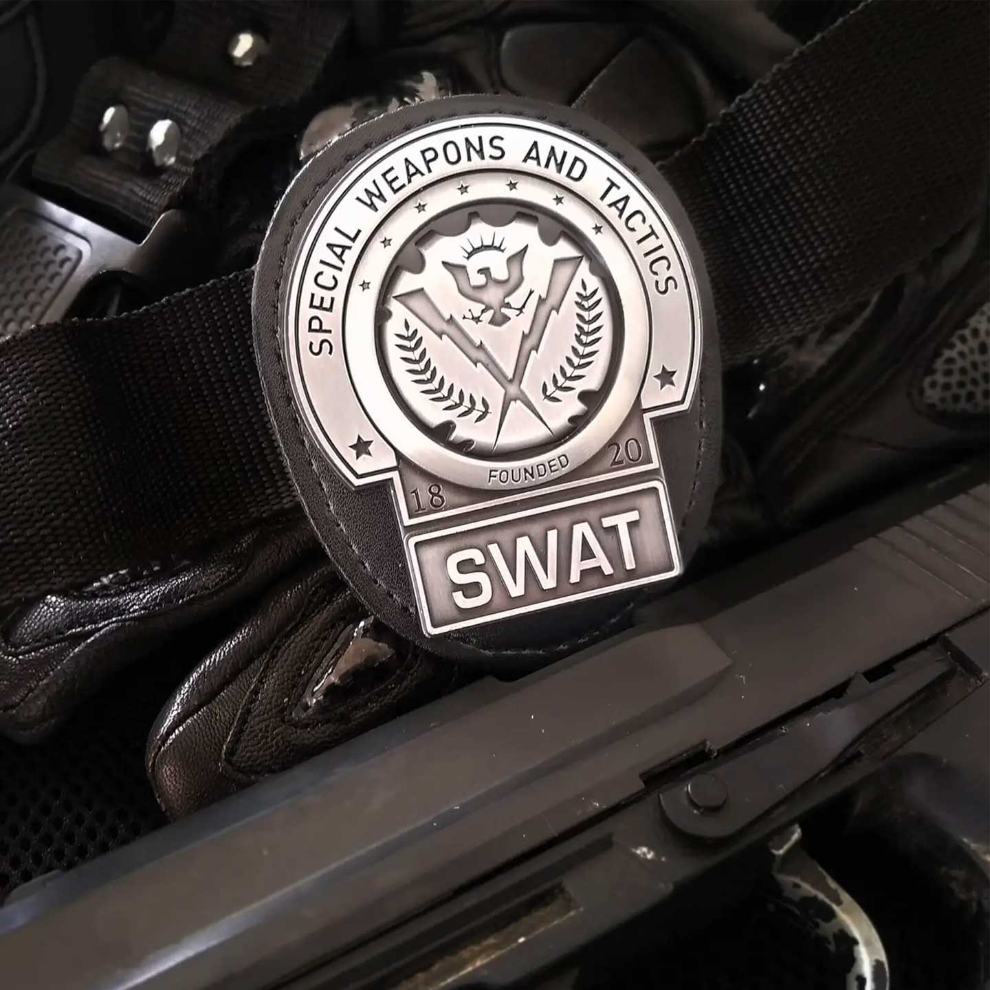 DC The Dark Knight Trilogy Replica Gotham City SWAT Badge