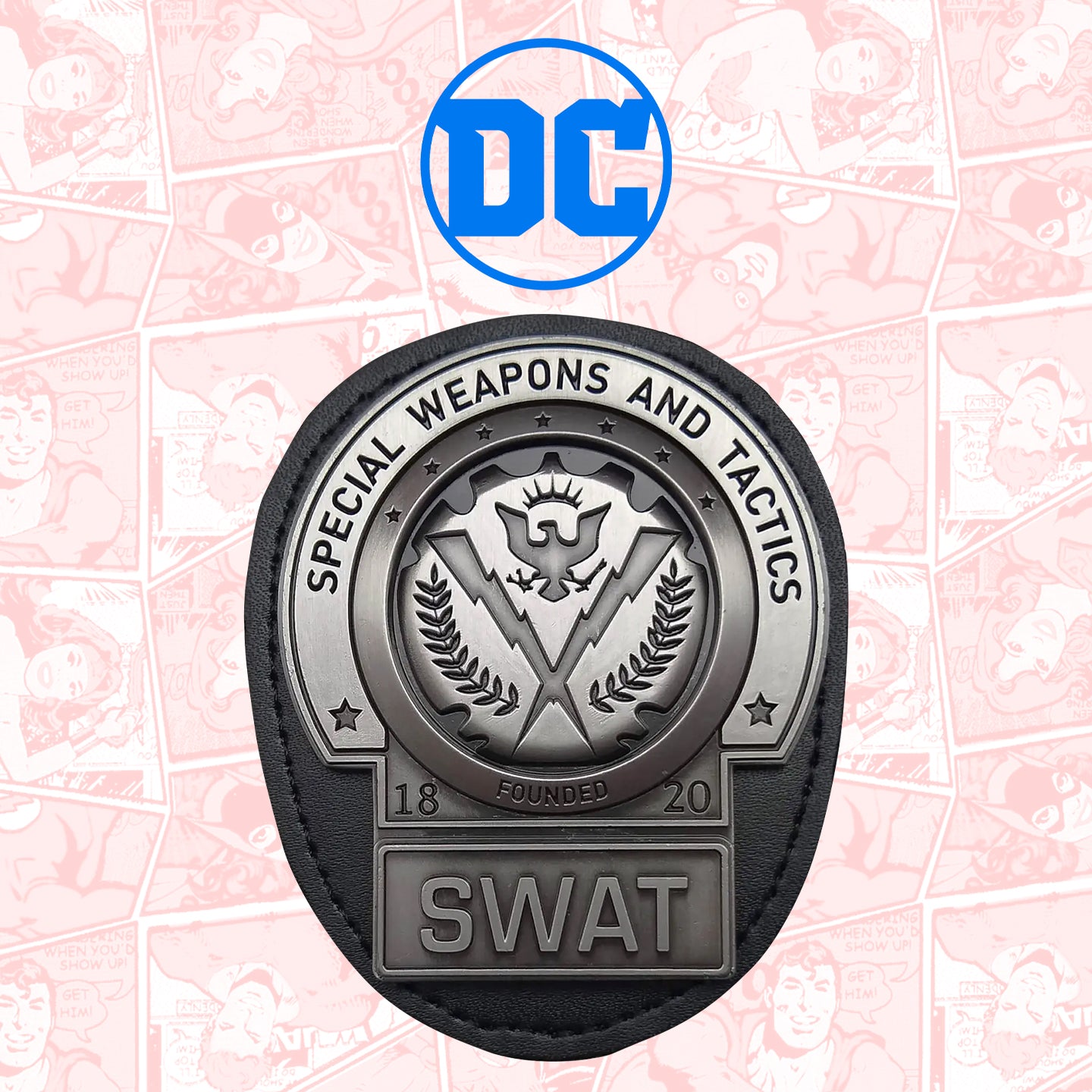 DC The Dark Knight Trilogy Replica Gotham City SWAT Badge