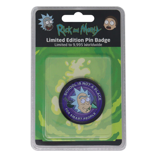 Rick and Morty limited edition enamel pin badge from Fanattik