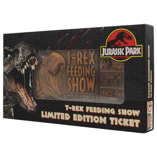 Jurassic Park Feeding Show Ticket Packaging 