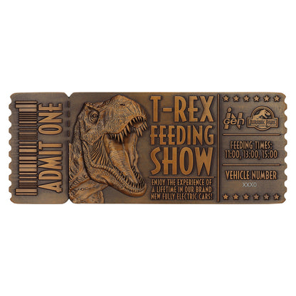 Jurassic Park Feeding Show Ticket Close Up