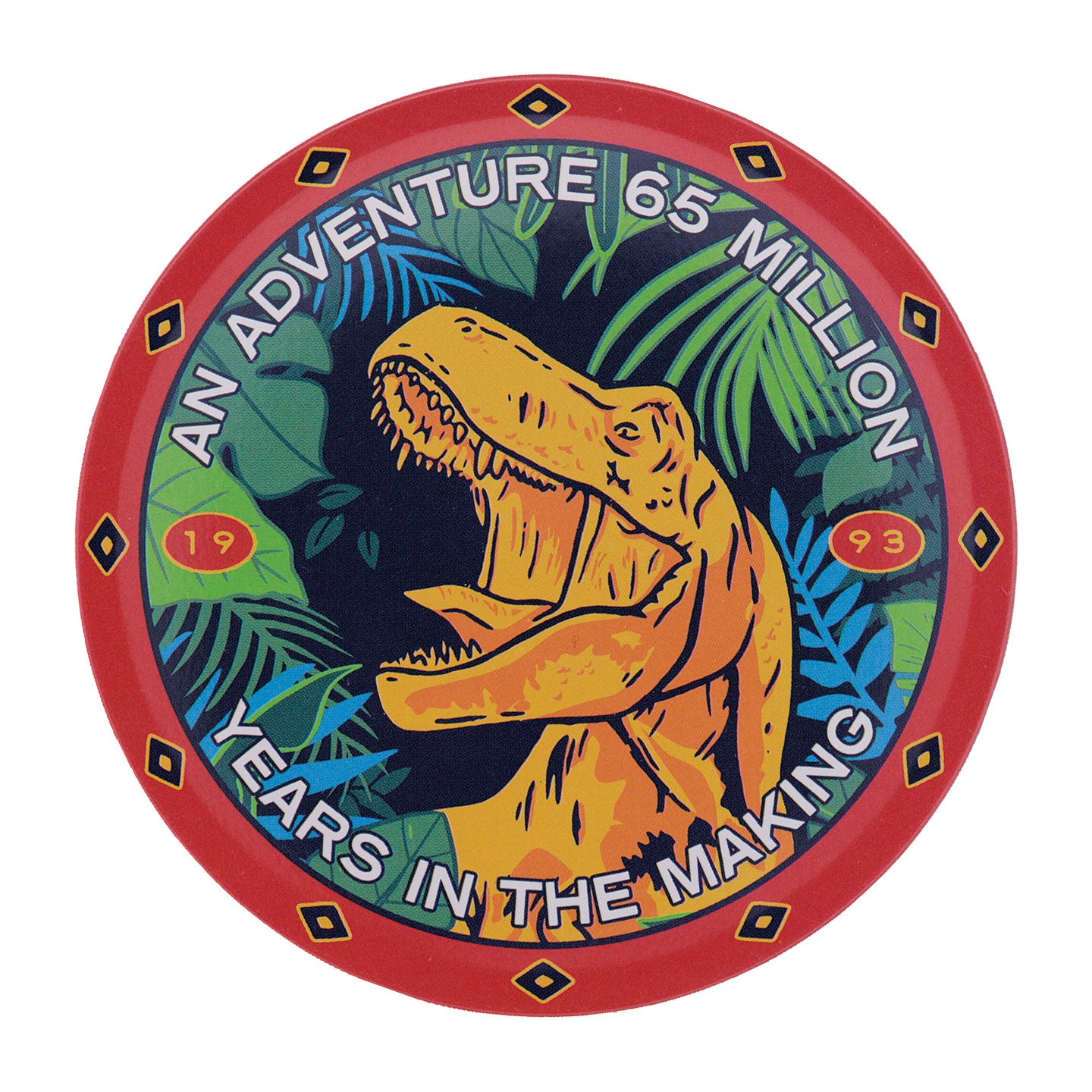 Jurassic Park Printed Drinks Coaster T-Rex