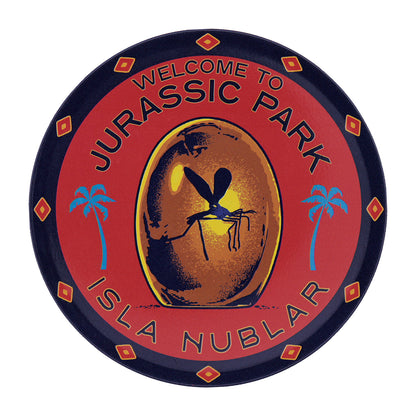 Jurassic Park Printed Drinks Coasters Red