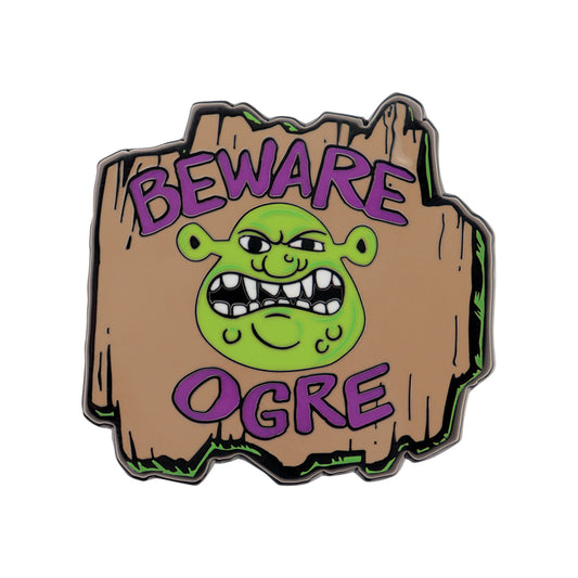 Shrek ‘Beware Ogre’ Pin Badge