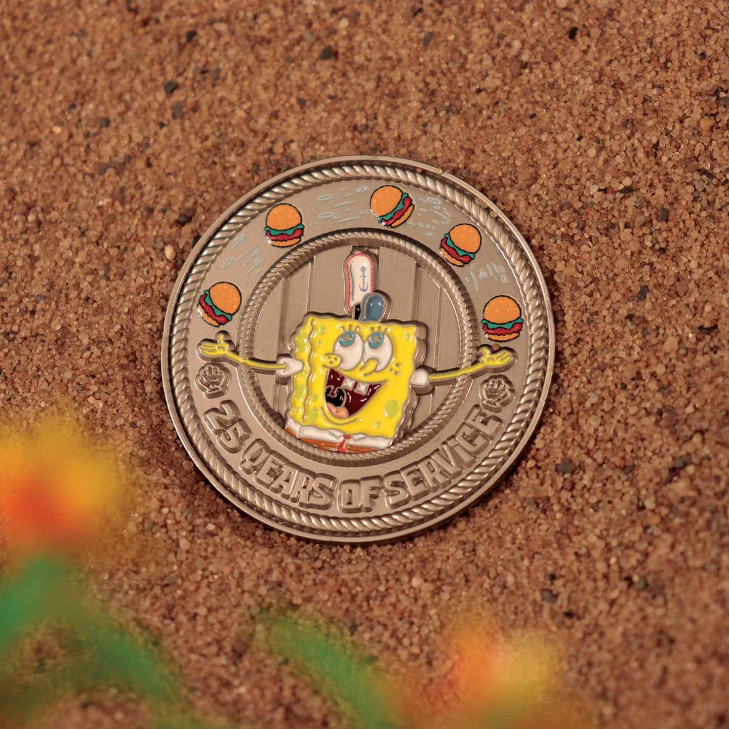 SpongeBob SquarePants 25 Years of Service Collectible Coin