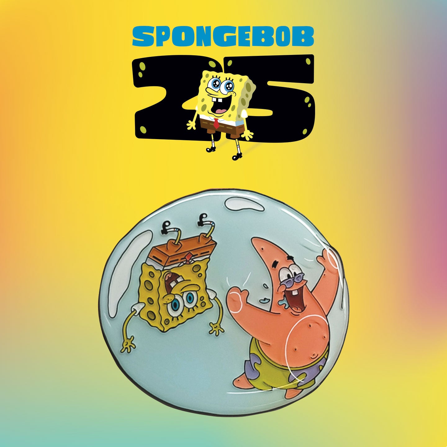 SpongeBob SquarePants limited edition enamel pin badge from Fanattik