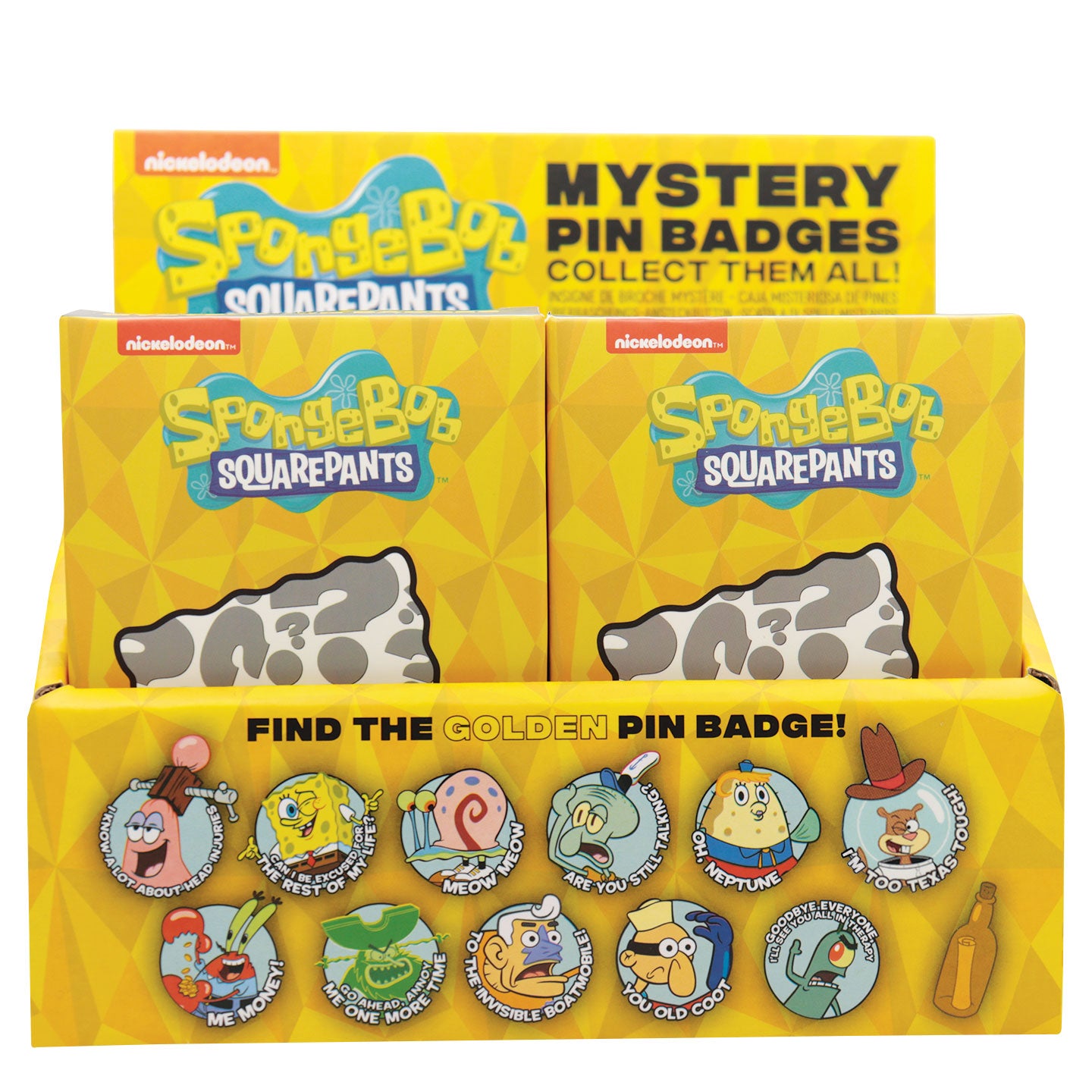 SpongeBob SquarePants Mystery Pins CDU