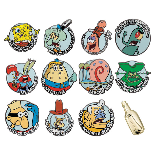 SpongeBob SquarePants Mystery Pins CDU Each Pin 