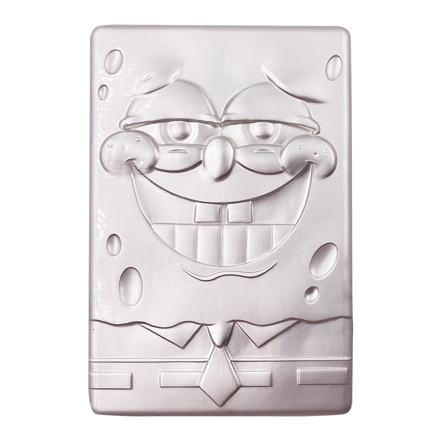 SpongeBob SquarePants 25th anniversary limited edition silver plated collectible ingot from Fanattik