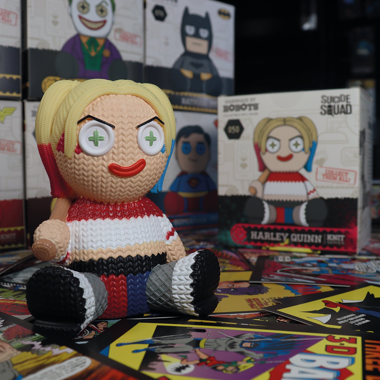 Harley Quinn Suicide Squad collectible vinyl figure from Handmade by Robots