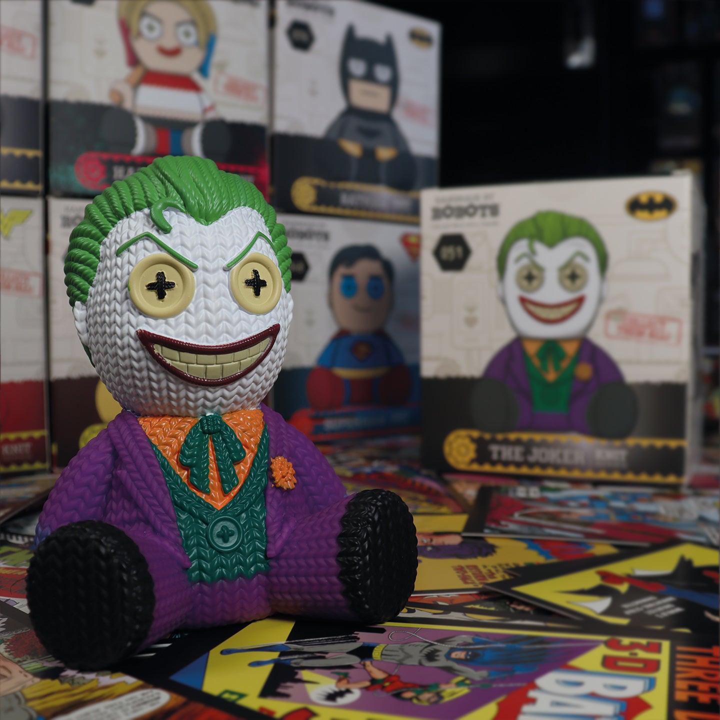 The Joker Collectible 5 Inch Vinyl Figure from Handmade by Robots