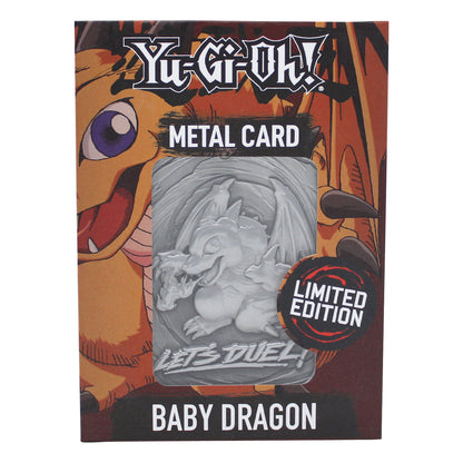 Yu-Gi-Oh! limited edition Baby Dragon metal card from Fanattik