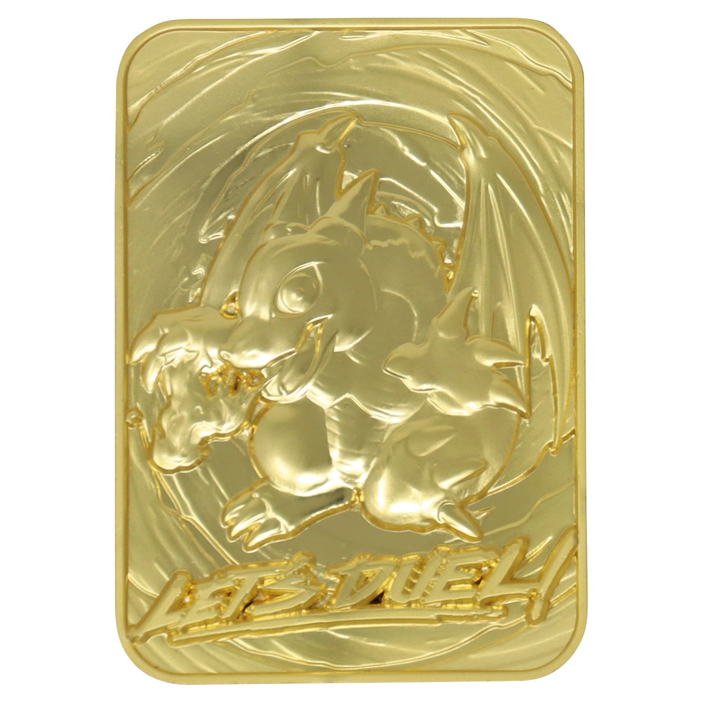 Yu-Gi-Oh! Limited Edition 24k Gold Plated Baby Dragon Metal Card