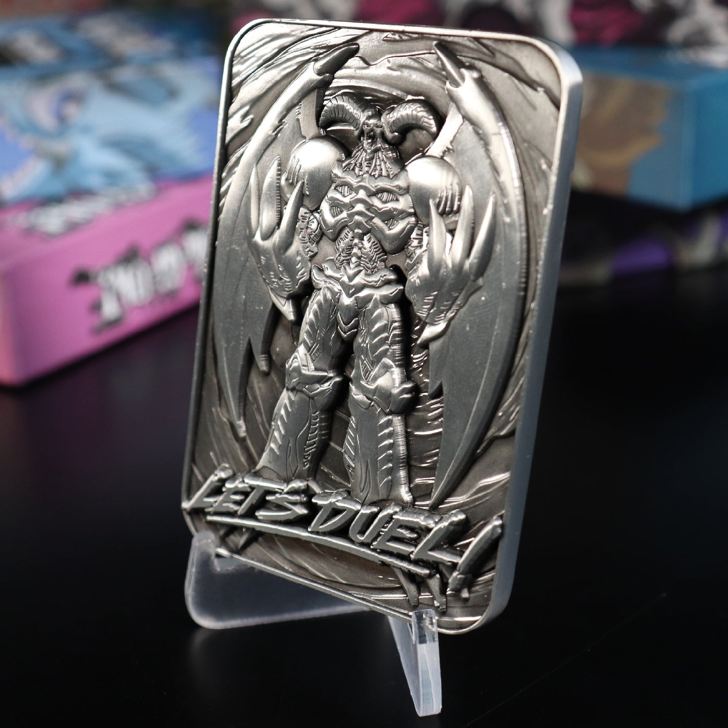 Yu-Gi-Oh! limited edition summoned skull metal card from Fanattik