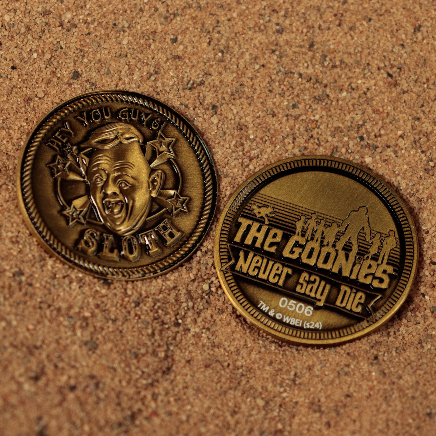 The Goonies Limited Edition Collectible Coin lifestyle featuring Sloth