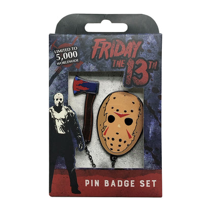 Friday the 13th Pin Badge Set