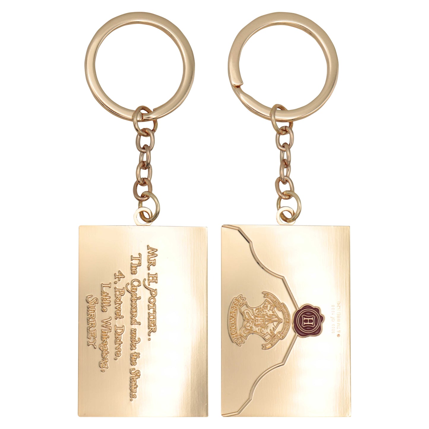 Harry Potter Hogwarts Letter Keyring