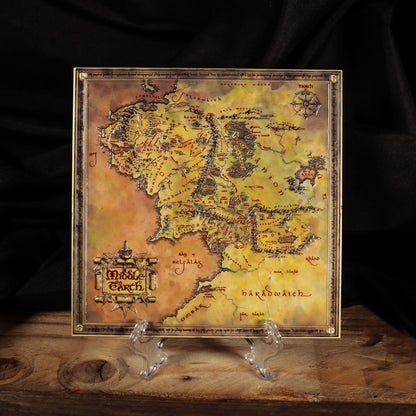 The Lord of the Rings Metal Map